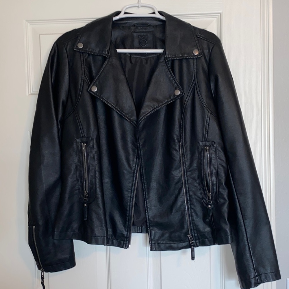 Faux Leather Jacket